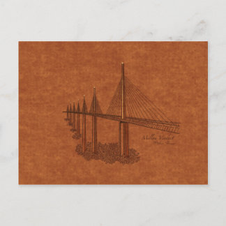 Bridges: Millau Viaduct, Frankrike Vykort