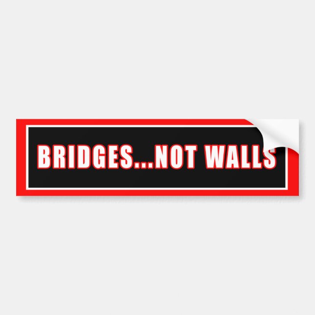 BRIDGES NOT WALLS BILDEKAL (Framsidan)