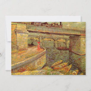 Bridges över havet, Asnieres av Vincent van Gogh