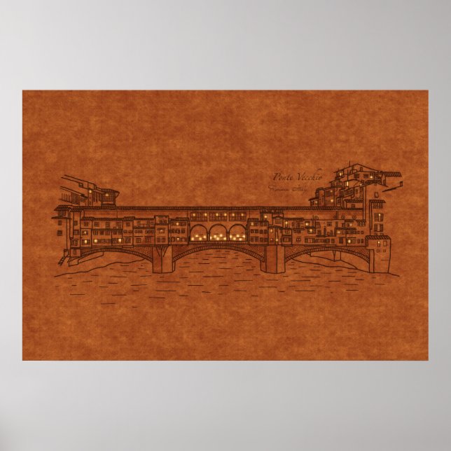 Bridges: Ponte Vecchio Poster (Framsidan)