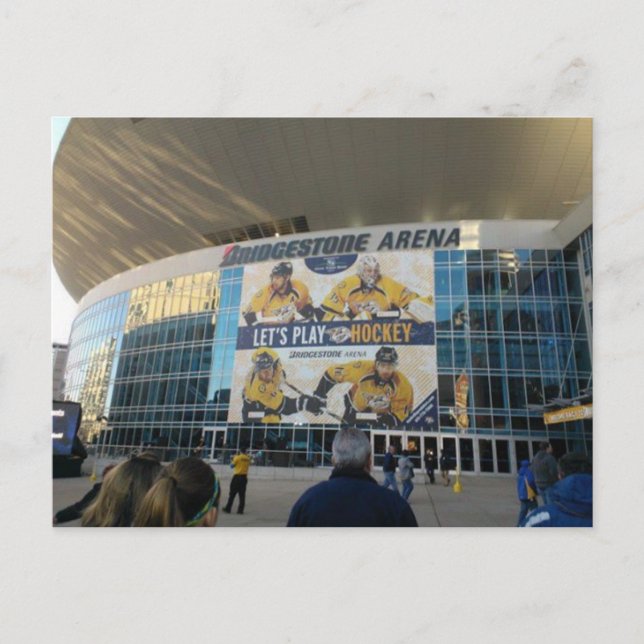 Bridgestone Arena Nashville Tennessee Vykort (Framsida)
