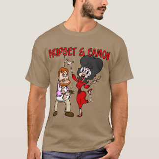Bridget and Eamon RTE Irishelevision Cartoon Chara T Shirt