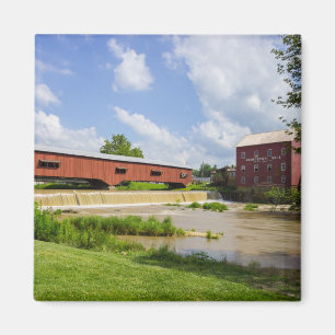 Bridgeton Bridge och Mill Magnet