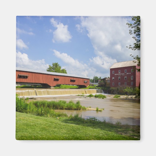 Bridgeton Bridge och Mill Magnet (Framsidan)