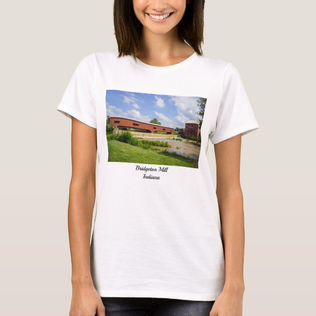 Bridgeton Bridge och Mill T-Shirt (Framsida)