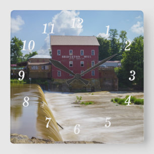 Bridgeton Mill Wall Clock Fyrkantig Klocka