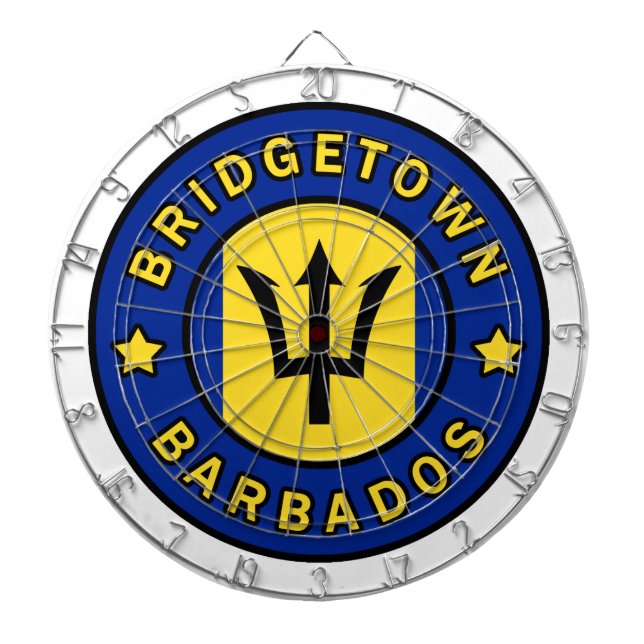 Bridgetown Barbados Darttavla (Framsidan)