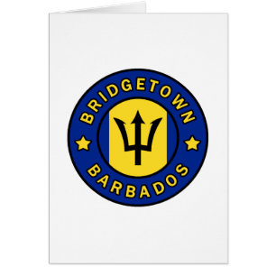 Bridgetown Barbados Hälsningskort