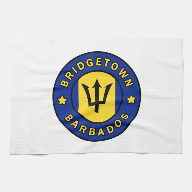 Bridgetown Barbados Kökshandduk (Horisontell)