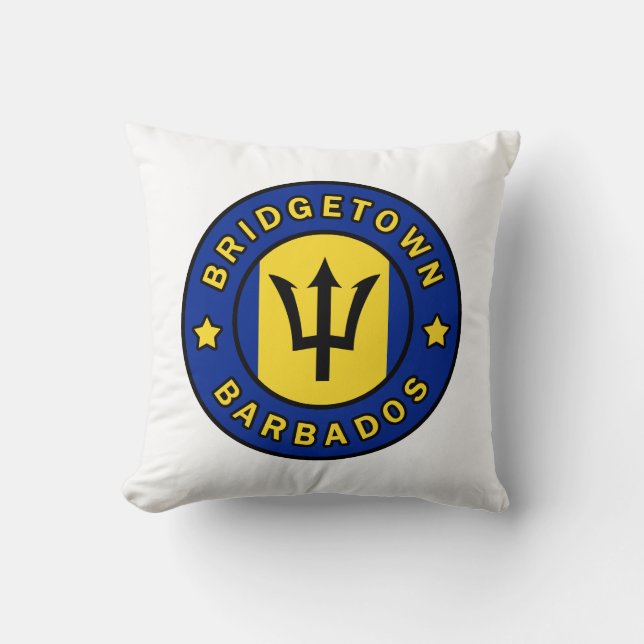 Bridgetown Barbados Kudde (Framsida)