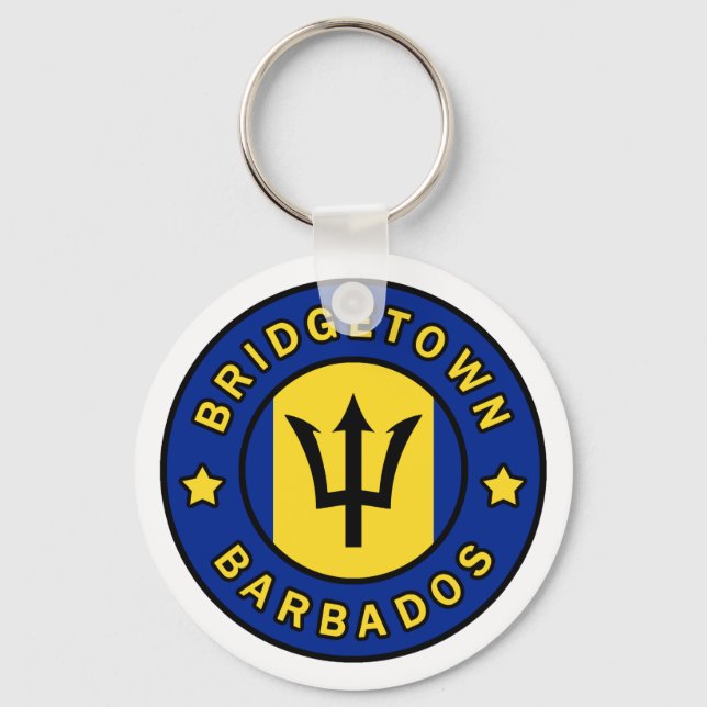 Bridgetown Barbados Nyckelring (Framsida)
