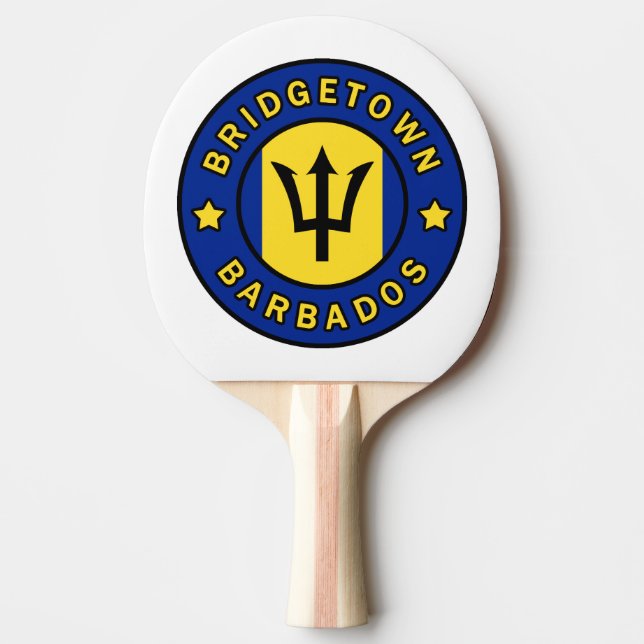 Bridgetown Barbados Pingisracket (Framsidan)
