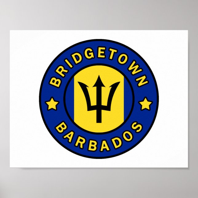 Bridgetown Barbados Poster (Framsidan)