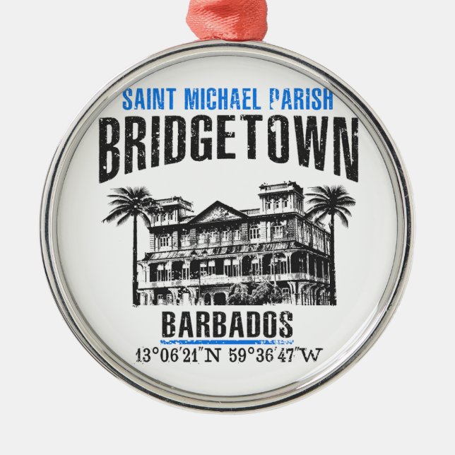 Bridgetown Julgransprydnad Metall (Framsidan)
