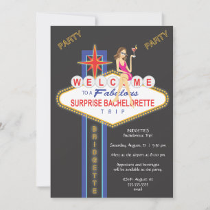 Bridgette_Bachelorette Party bjudan Inbjudningar