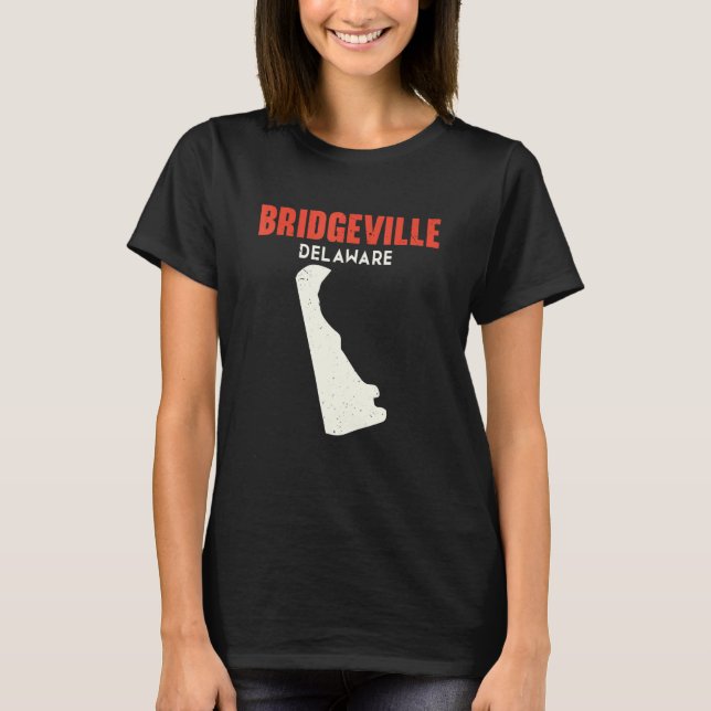 Bridgeville Delaware Förenta staterna State Americ T Shirt (Framsida)