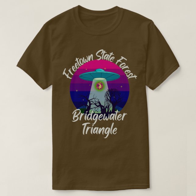 Bridgewater Triangle Freetown State Forest T Shirt (Design framsida)
