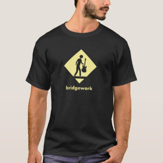 Bridgework ’Musician Crossing’ Black T Shirt