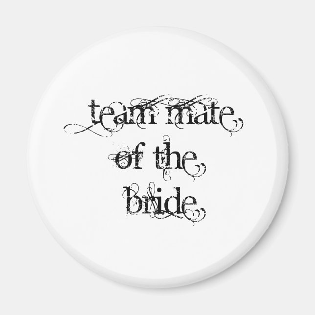Bridgruppens teammatta magnet (Framsidan)