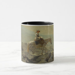Bridle Väg, vita bergen (Winslow Homer) Mugg