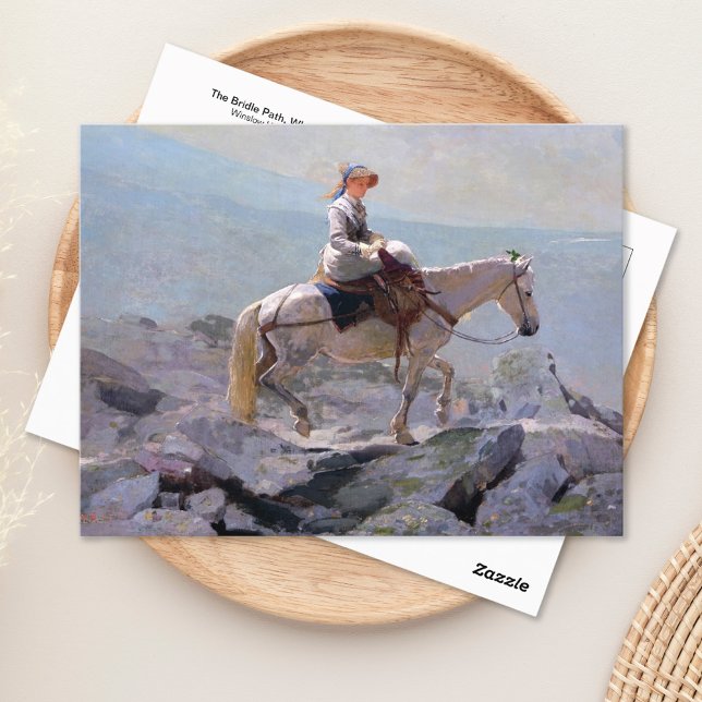 Bridle Väg White Mountains Winslow Homer Vykort (Skapare uppladdad)