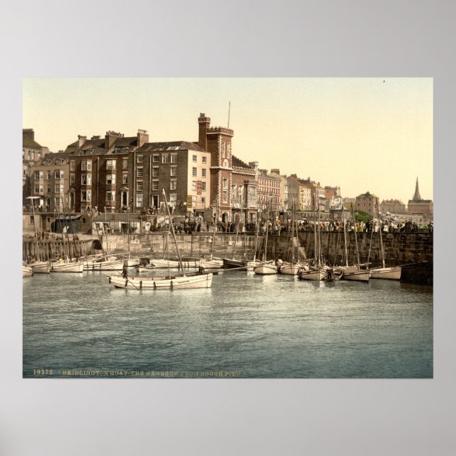 Bridlington Harbour I, Yorkshire, England Poster (Framsidan)
