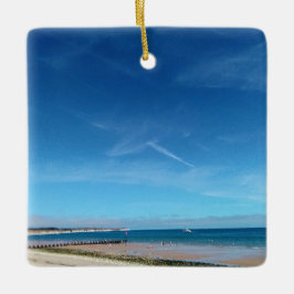 Bridlington strand julgransprydnad keramik