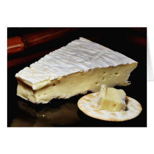 Brie De Meux Cheese Hälsningskort