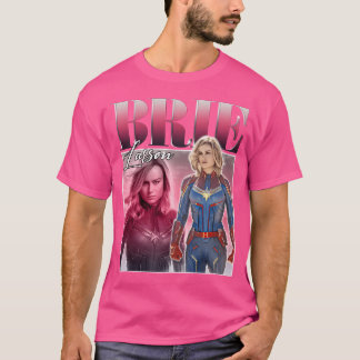 Brie Larson Vintage Stil T Shirt