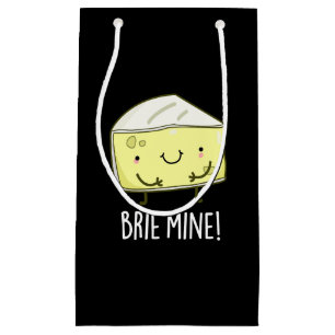 Brie Mine Funny Cheese Pun Mörk BG
