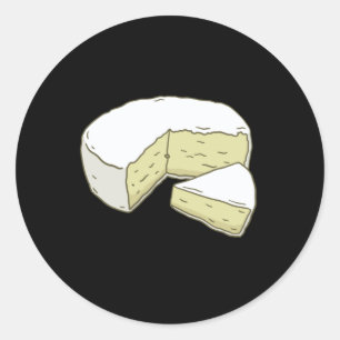 Brie-ost Runt Klistermärke