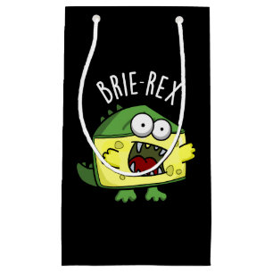 Brie-rex Funny Cheese TRex Pun Mörk BG