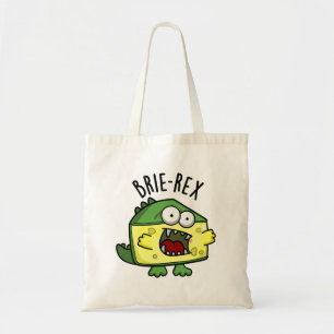 Brie-rex Funny Cheese TRex Pun Tygkasse