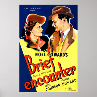 Brief Encounter 1945 Film POSTER TRYCK A5-A1