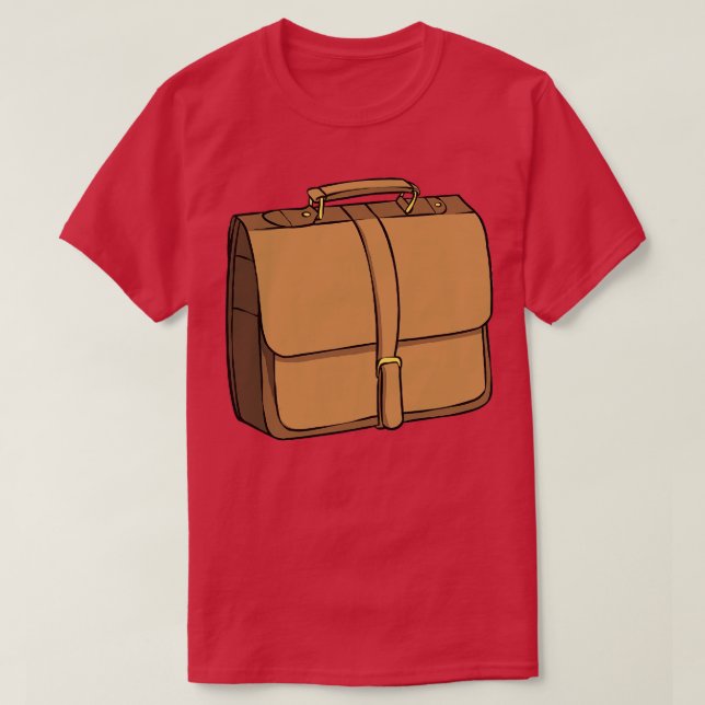 Briefcase Business Office-möte T Shirt (Design framsida)