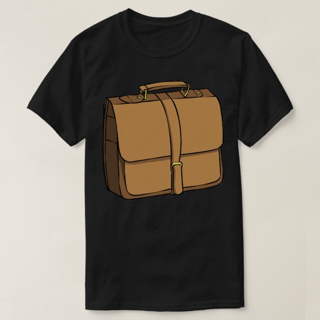 Briefcase Business Office-möte T Shirt (Design framsida)
