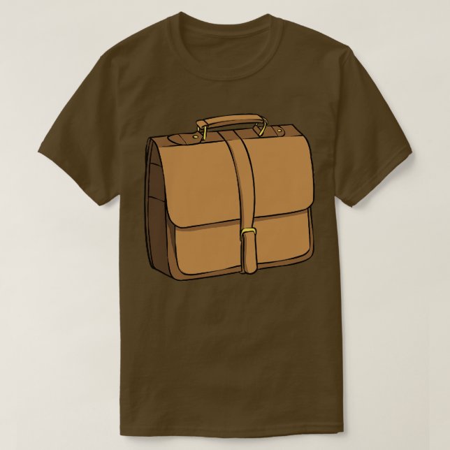 Briefcase Business Office-möte T Shirt (Design framsida)