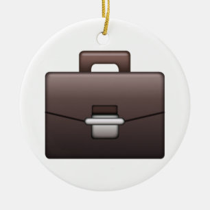 Briefcase - Emoji Julgransprydnad Keramik