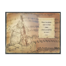 Briefkaart met Rumi - Allt är musik