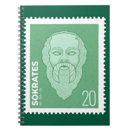 Briefmarke Sokrates - Anteckningsbok