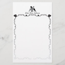 Briefpapier Doggen Brevpapper