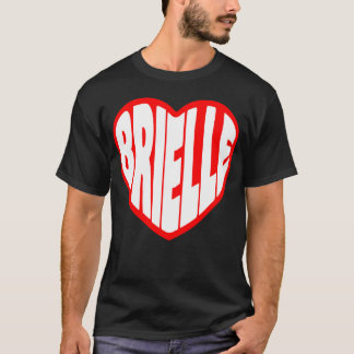 Brielle i mitt hjärta flicka t shirt