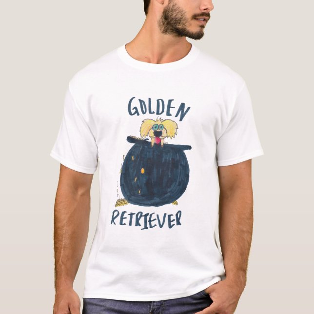 Brielles Golden Retriever T-Shirt (Framsida)