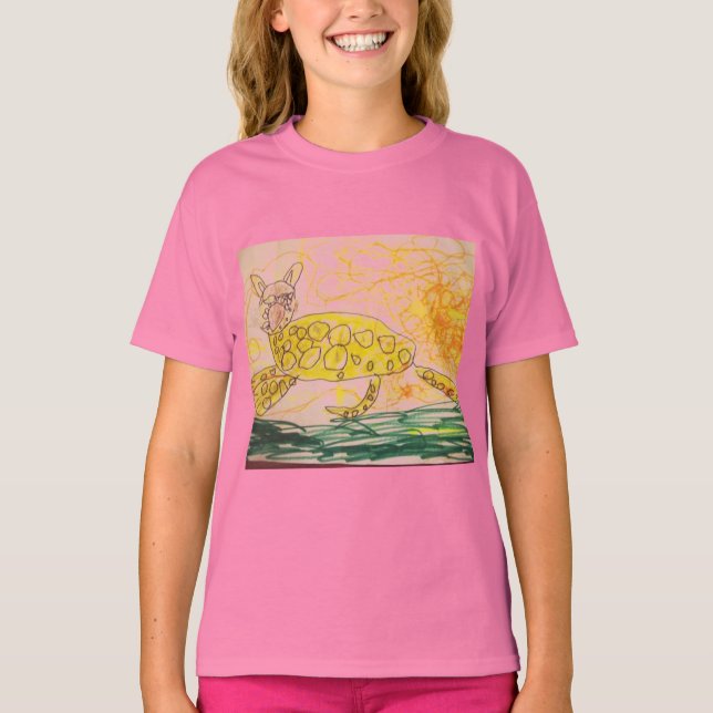 Brielles teckning tee shirt (Framsida)