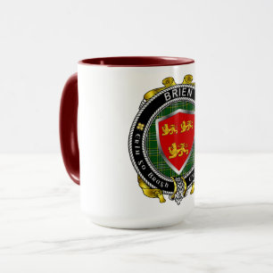 Brien/Bryan Irish Shield Combo Mugg 15oz