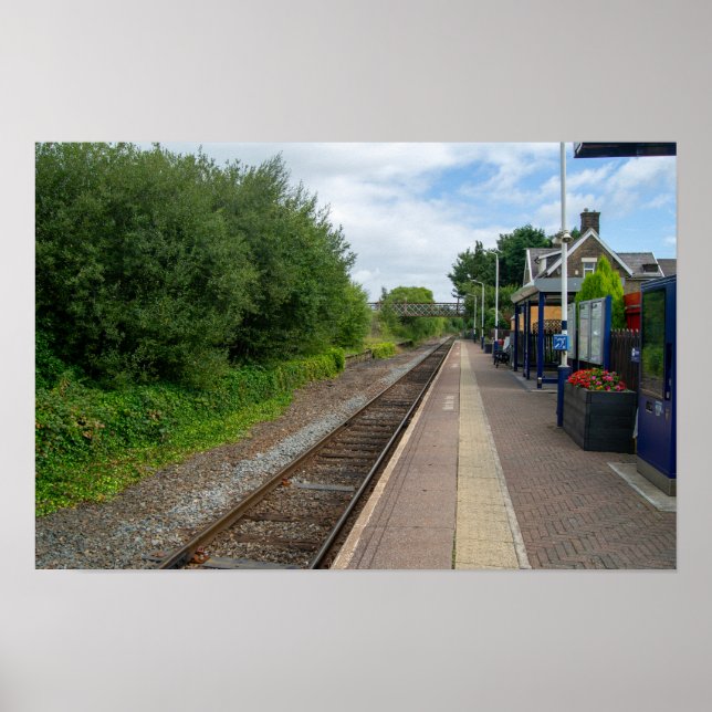 Brierfield järnvägsstation, Lancashire Poster (Framsidan)