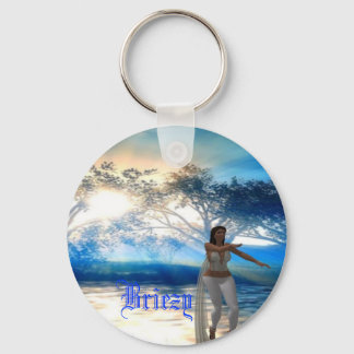 Briezy Blue Fantasy Keychain Nyckelring