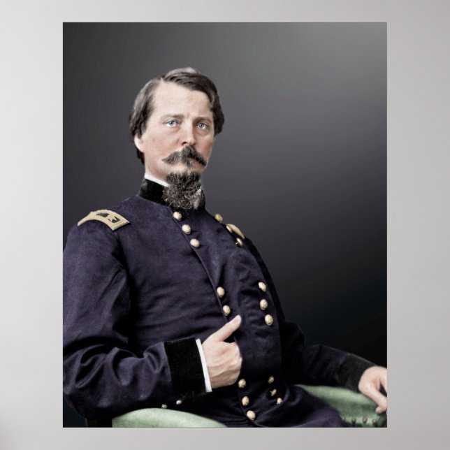 Brig. General Winfield Hancock Poster (Framsidan)