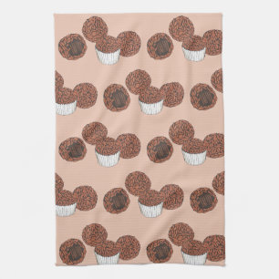 Brigadeiros Brazilian Chocolate Truffles Dessert Kökshandduk