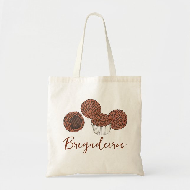 Brigadeiros Brazilian Chocolate Truffles Dessert Tygkasse (Framsidan)